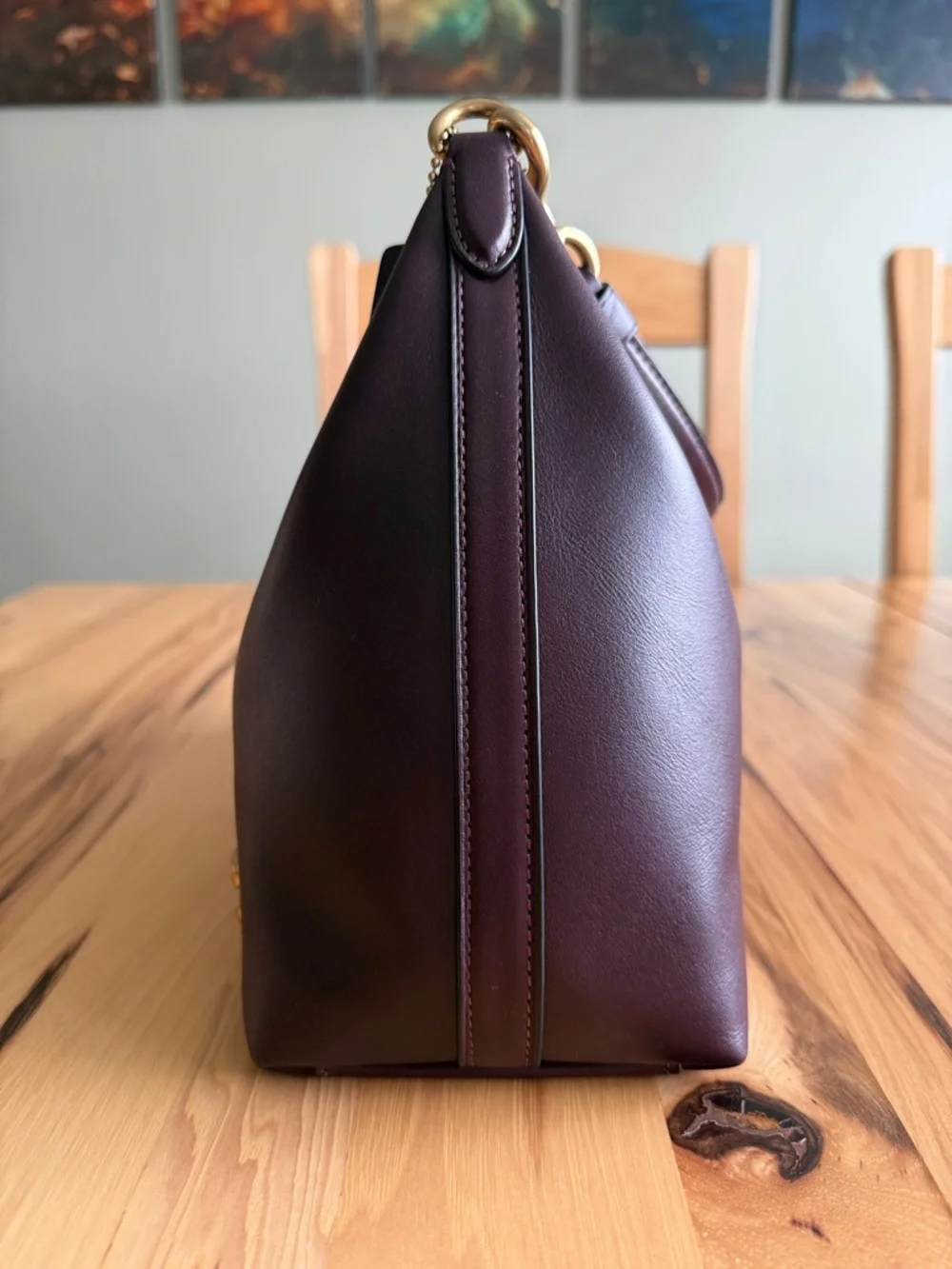 EUC Juliet Shoulder Bag in Black Currant (Dillard’s Exclusive) - Picture 4 of 11